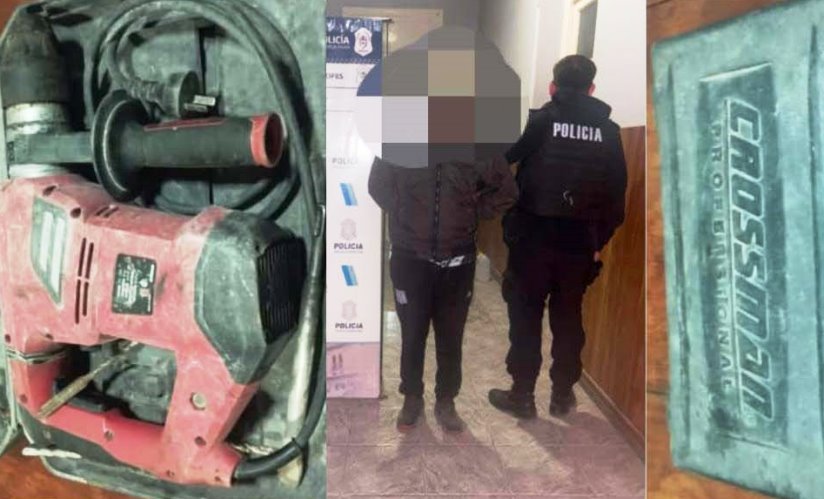 Recuperan en nuestra ciudad herramientas robadas en Arrecifes: un detenido