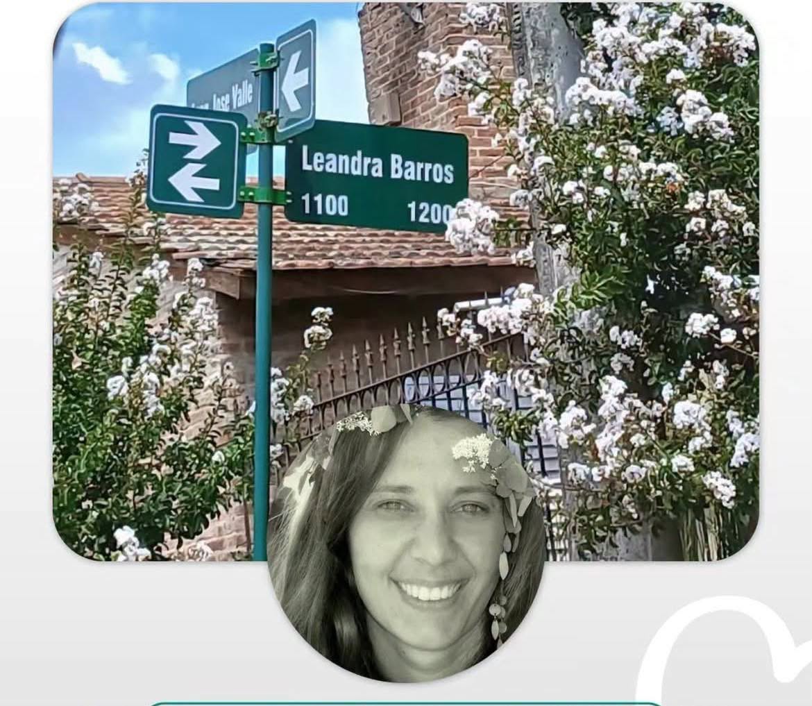 Leandra Barros ya tiene una calle con su nombre