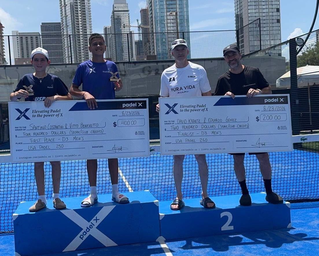 El pergaminense Vitto Benvenutto se coronó campeón del USPA 250 de Miami