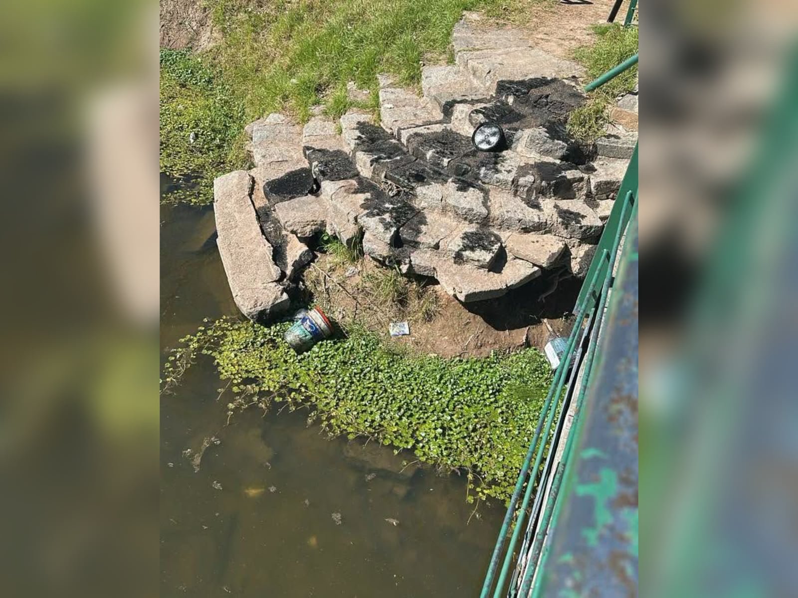 Vecinos del Parque San MartÃn exigen el mantenimiento permanente del Lago de los Niños